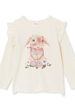 Load image into Gallery viewer, Milky - Bunny Frill Tee - Eggnog

