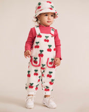 Load image into Gallery viewer, Hux Baby - Very Cherry  Sherpa Overalls
