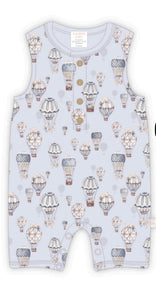 Confetti Kidz - Sleeveless Romper - Happy Cactus, Dreamy Sheep, Show Pups