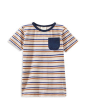 Load image into Gallery viewer, Milky - Mini Stripe Pocket Tee
