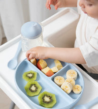 Load image into Gallery viewer, Living Textiles - Feeding set - Dusty Blue
