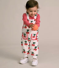 Load image into Gallery viewer, Hux Baby - Very Cherry  Sherpa Overalls
