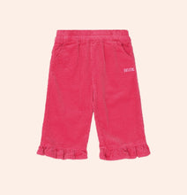 Load image into Gallery viewer, Hux Baby - Cord Frill Hem Pant - Cherry

