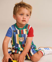 Load image into Gallery viewer, Hux Baby Variegated Stripe Shortall
