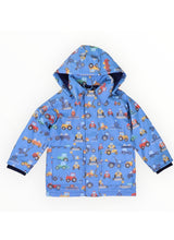 Load image into Gallery viewer, Korango Raincoats- Spring Rainbow, Aussie Animal (Beige) or Strawberries/Sprinkles or On the Farm
