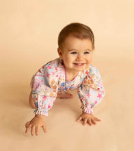 Load image into Gallery viewer, Bebe/Fox &amp; Finch - Winter Vacay print Long Sleeve Romper
