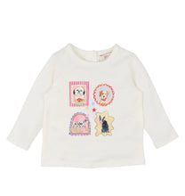 Load image into Gallery viewer, Bebe/Fox &amp; Finch - Winter Vacay Organic Cotton Long Sleeve Tee - warm cream
