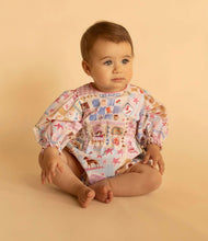 Load image into Gallery viewer, Bebe/Fox &amp; Finch - Winter Vacay print Long Sleeve Romper
