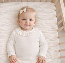 Load image into Gallery viewer, Aster &amp; Oak Coconut Ruffle Onesie
