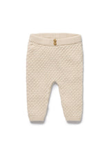 Load image into Gallery viewer, Wilson &amp; Frenchy n- Organic Knitted Bauble Legging - Cream or Marshmellow
