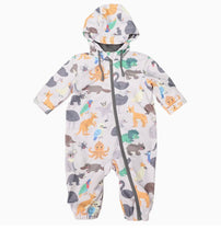 Load image into Gallery viewer, Korango Rainsuit - Farm Machine (Navy) Spring Rainbow, Australian Animal (grey)or Strawberries/Sprinkles
