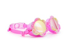 Load image into Gallery viewer, Sal &amp; Be - Bling 20 Swim Goggles - White Cherry Blossom, Jawsome,Jetaime,Princess Crown,Serpent, Shore - Seashell Pink, Tropical Tanzanite,prehistoric Times - Carnivore, Cake whoopie pie,Multi, Draco the Dragon, Strange Things
