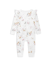 Load image into Gallery viewer, Aster &amp; Oak - Whimsy Woods Zip Romper - White
