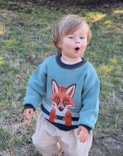 Load image into Gallery viewer, Bebe/Fox &amp; Finch - Mr Fox - Knitted Jumper - Green
