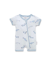 Load image into Gallery viewer, Aster &amp; Oak - Under the Sea Zip Romper
