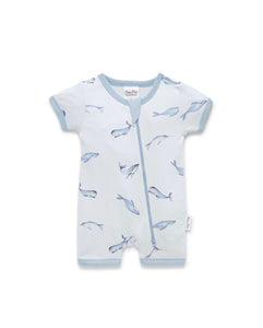 Aster & Oak - Under the Sea Zip Romper