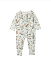 Load image into Gallery viewer, Bebe/Fox &amp; Finch Charlie Organic Long Sleeve Zipsuit - Charlie Print
