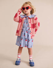 Load image into Gallery viewer, Hux Baby - Cherry Gingham Shirred Dress
