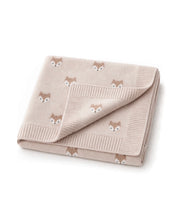 Load image into Gallery viewer, Aster &amp; Oak Fox Knit Blanket

