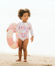 Load image into Gallery viewer, Bebe/Fox Finch Bianca Swimhat or Long Sleeve Sunsuit with nappy pant
