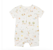 Load image into Gallery viewer, Bebe/Fox Finch Organic Cotton Zip Rompers - SKY HIGH, BEAR PRINT, FAYE PRINT OR ELIZA PRINT
