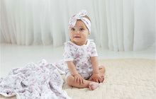 Load image into Gallery viewer, Aster &amp; Oak - Daisy Floral Short Sleeve Zip Romper
