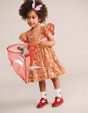 Load image into Gallery viewer, Hux Baby - Nautical Floral tiered Dress - Red Multi
