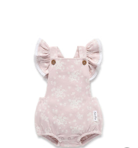 Aster & Oak - Eve Floral Playsuit - Violet