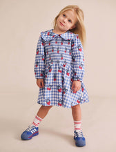 Load image into Gallery viewer, Hux Baby - Cherry Gingham Shirred Dress
