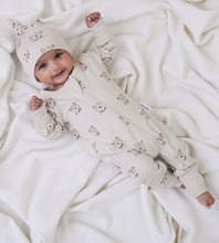 Load image into Gallery viewer, Aster &amp; Oak - Byron Bear Zip Romper

