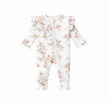 Load image into Gallery viewer, Confetti Kidz -  Bamboo Zipsuit  - Aviator Teddy, Magic Ocean, Lilac Butterflies, Pawfect Pals
