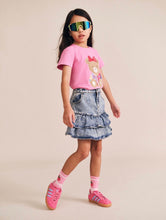 Load image into Gallery viewer, Hux Baby - Dreamy Denim Tirered Skirt
