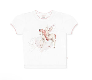 Confetti Kidz - Puff Sleeve Print Sleeve - Magical Unicorns
