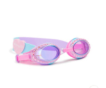 Load image into Gallery viewer, Sal &amp; Be - Bling 20 Swim Goggles - White Cherry Blossom, Jawsome,Jetaime,Princess Crown,Serpent, Shore - Seashell Pink, Tropical Tanzanite,prehistoric Times - Carnivore, Cake whoopie pie,Multi, Draco the Dragon, Strange Things
