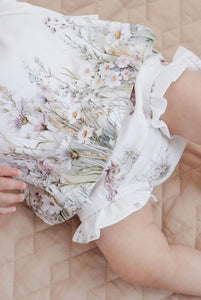 Aster & Oak - Flower Garden Print Tee - White