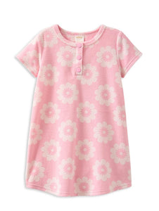 Milky Floral towelling dress