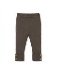 Load image into Gallery viewer, Aster &amp; Oak Espresso Knit Rib Legging
