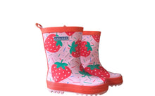 Load image into Gallery viewer, Korango - strawberries/sprinkles Gumboot - Pink
