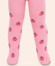 Load image into Gallery viewer, Hux Baby tutti frutti tights/ stockings - 2Pack  - 1 x Pink &amp; 1 x White

