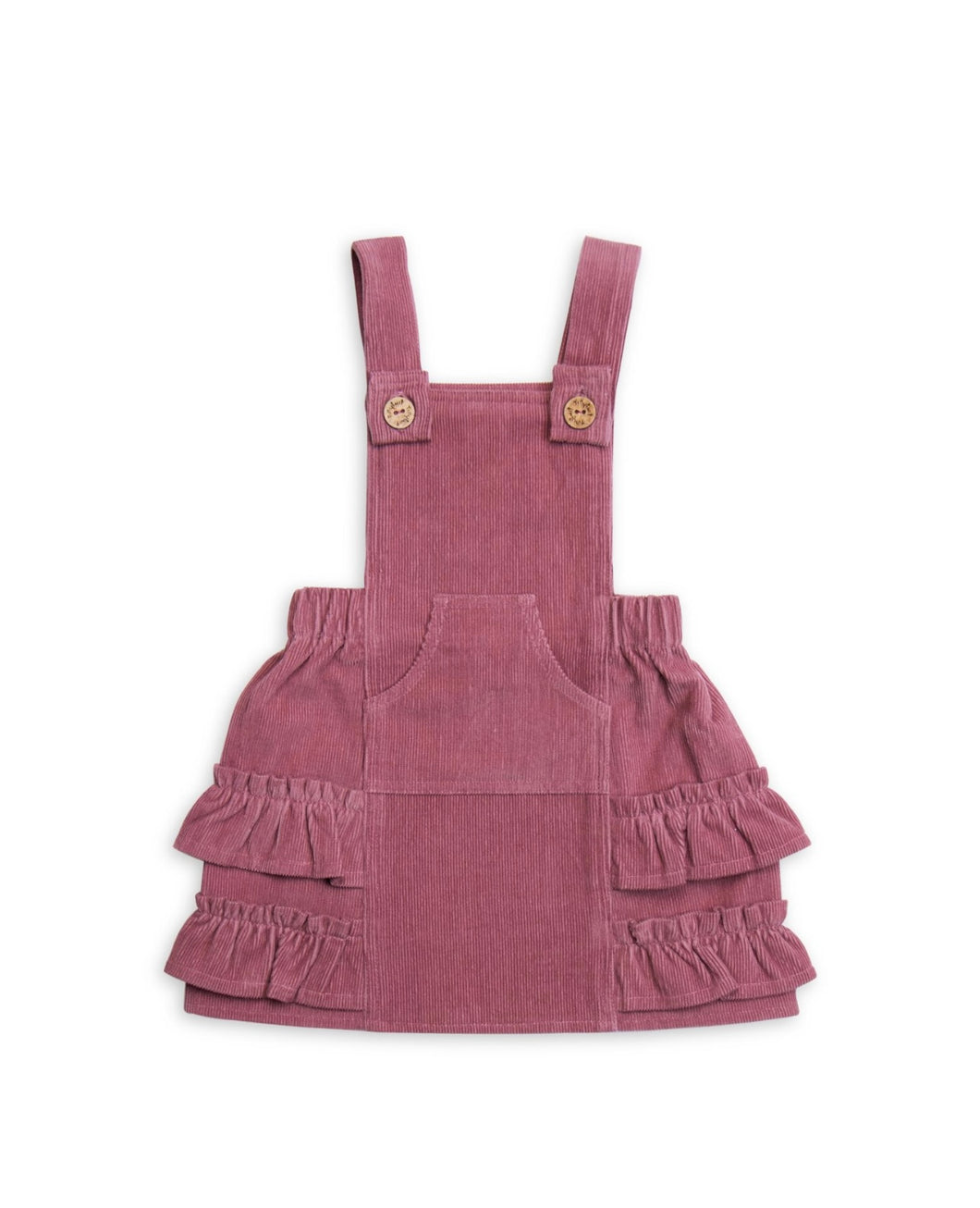 Tiny Twig - Corduroy Pinafore - Rose