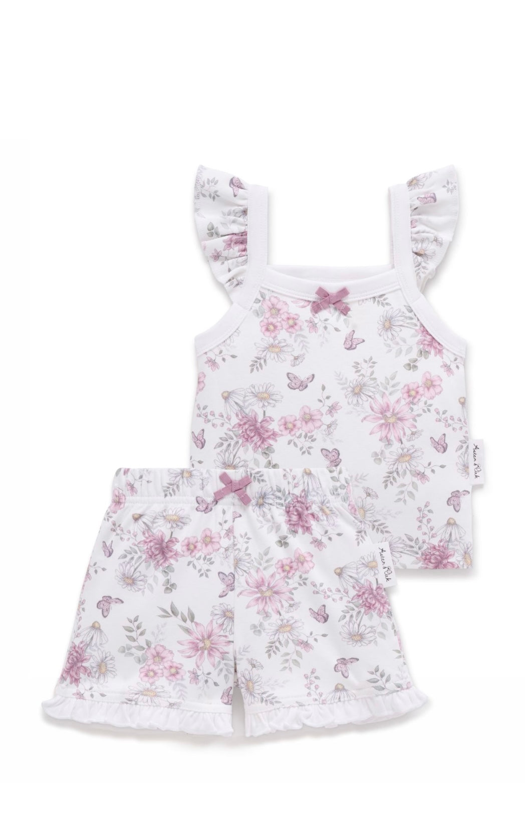 Aster & Oak - Daisy Floral Ruffle Set