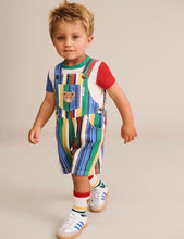 Load image into Gallery viewer, Hux Baby Variegated Stripe Shortall
