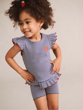 Load image into Gallery viewer, Hux Baby - Ink Stripe Rib Bike Short
