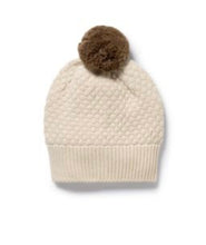 Load image into Gallery viewer, Wilson &amp; Frenchy - Organic Knitted Bubble Hat - Cream
