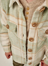 Load image into Gallery viewer, Milky - Soft Green Check Overshirt

