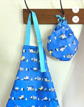 Load image into Gallery viewer, Munchi Cooking Apron/Hat- Flowers, Dogs or Trucks
