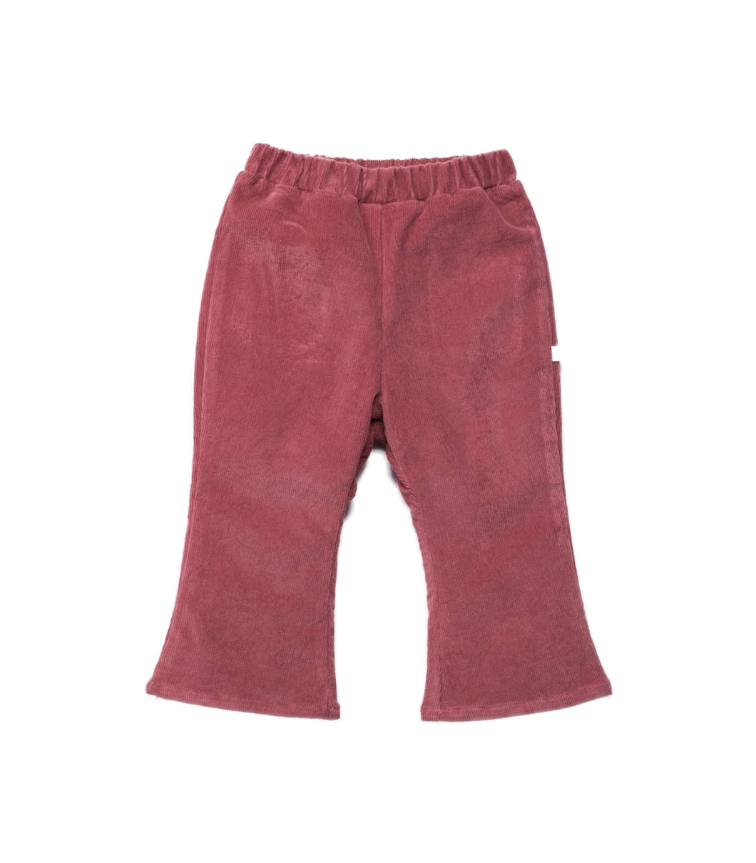 Tiny Twig - Corduroy Flared Pant - Rose