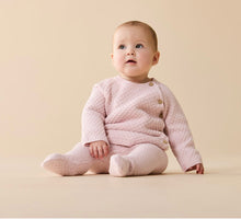 Load image into Gallery viewer, Wilson &amp; Frenchy n- Organic Knitted Bauble Legging - Cream or Marshmellow
