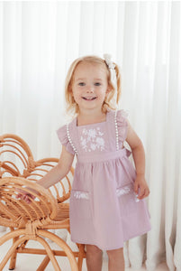 Aster & Oak - Daisy Embroidered Dress -