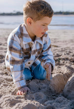 Load image into Gallery viewer, Milky - The Buddy Shirt - Blue Check or Burgundy
